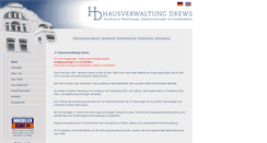 Desktop Screenshot of hausverwaltung-drews.de